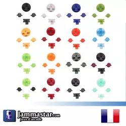 1 x GB Buttons set. Boutons & joysticks (135). - 1 x Set complet de boutons GB. Kits de joysticks (19). - Material:...