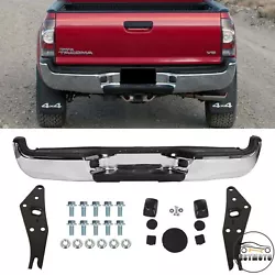For 2005-2015 Toyota Tacoma Pickup. 1×Rear Bumper Assembly. Product Rear Bumper.