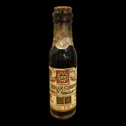 This is a completely FULL chutney bottle from 1920 known as 