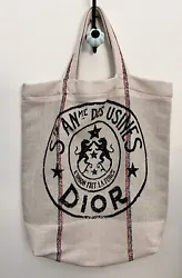 Dior Cruise 2022 Book Tote Bag. The tote bag is new and has never been used, making it a great addition to your...