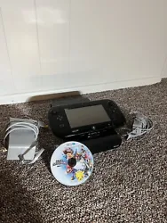 WORKS PERFECTLYDon’t use it anymore.Minor scuffs on the top of the Wii U, Mario Kart 8 preinstalled on system and...