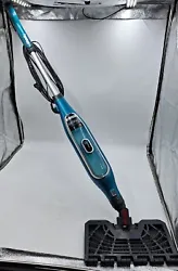 Steam mop turns on and operates. Steam mop has light scratches and marks.