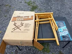 Im listing this as new but it never was. The package is torn but the seat has never been out. Few marks on the wood...