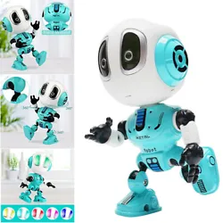 Tap the robots button twice and talk - this cool robot toy repeats everything you say. The robot has a flexible head,...