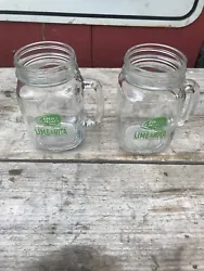 2 Lime A Rita Bud Light Beer Two Pint Glasses New Vtg Logo Bar Pair Mason Jar Condition is New from a caseNever usedSee...