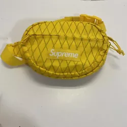 SUPREME FW18 Waist Belt Bag fanny pack Very Clean Mint Yellow.