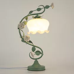Description Rose table lamp can be used in living room, kitchen and bedroom, which is artistic and provides loving and...