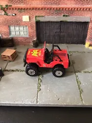 Matchbox Jeep Eagle 4X4 CJ Series Red Golden Eagle Diecast 1/59 Scale Loose 1981. Please see pictures for overall...