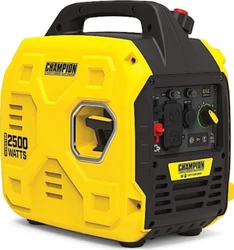 PARALLEL READY: The optional clip-on parallel kit enables this inverter to connect with another 2500-watt Champion...