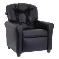 The Crew Furniture Traditional Kids Recliner Chair Faux Leather was designed especially for little kids. Thats why they...