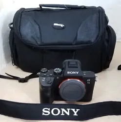 Sony Alpha a7 III with protective cap. Yes, functionality was checked, but the previous owner needed to keep the...