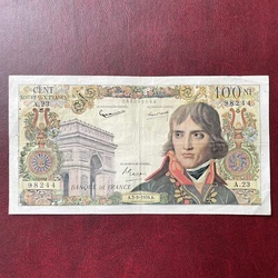 100 NF BONAPARTE 1959 alphabet A.23. Billet nettoyé. Alphabet A.23. État TB+/VF+. AUCUNE FENTE.