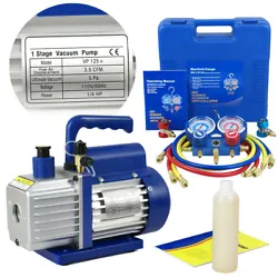 R134a, R410a, R22. Rotary Vane Deep Vacuum Pump Features Diaphragm valves with swivel seals for more positive seal and...