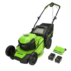 (About Greenworks. 3) 48V Brushless Motor. 9) Lightweight and Compact Design.