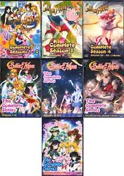 Sailor Moon 90s Dic Club Version (Sailor Moon is called Serena) Featuring 90s Music! 4 Seasons Including 159 Episodes...