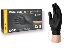 Premium Nitrile Glove Made of premium Nitrile Butadiene Rubber. VOLT Extra Strength 6 Mil Powder-Free Black Nitrile...