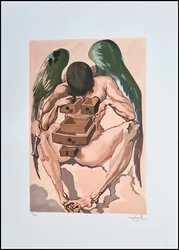 Nach dem Original von Salvador Dali. Based on the original by Salvador Dali. The sheet is signed and numbered by hand...