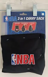 Rare Vintage NBA Drawstring Black Cinch Sack Bag Backpack Jersey Mesh Material. Condition is 