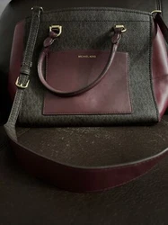 michael kors handbag used buy it now. One piece of the hardware inside of the bag came off. Hardware is in the bag in...