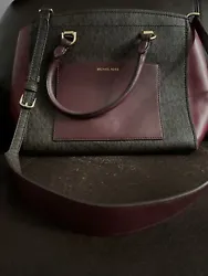 michael kors handbag used buy it now. One piece of the hardware inside of the bag came off. Hardware is in the bag in...