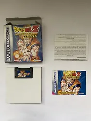 Jeu Nintendo Game Boy Advance GBA Dragon Ball Z Lheritage de Goku complet. Tout est en excellent état.