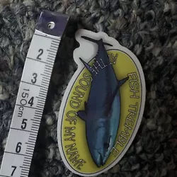 Sound Of My FISHING Rods Lures DECALs Sticker Bogo For Car Window Bumper Truck.