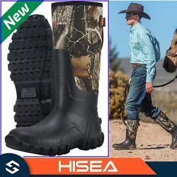 HISEA Unisex Rain Boots Adjustable Drawstring Waterproof Mud Garden Farm Shoes. HISEA Unisex Ankle Rain Boots...