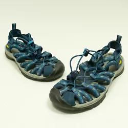 KEEN Womens Size 7.5 Blue Water shoe Sport Sandals Cinch Tie Closure