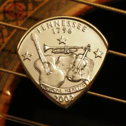 ONE - USA Quarter Coin Guitar Pick. Master Artisan Guitar Picks : Nashville, TN. ONE - Original 5