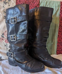 (Great for Biker, Steampunk, Renaissance, Victorian or Riding. Biker Look. Boots are 15