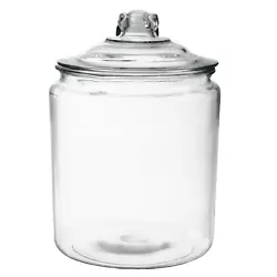 LEAD FREE. These glass jars with lids make the perfect addition to your kitchen, laundry room, pantry & so much more....