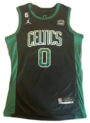 Jason Tatum Boston Celtics Black Large NBA Jersey stitched size Mens Large NEW.