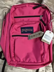 JanSport Big Student Magenta Laptop Backpack (JS0A47JK86F) NWT.