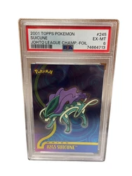 Topps Pokémon Johto League Champions Suicune #245 PSA 6
