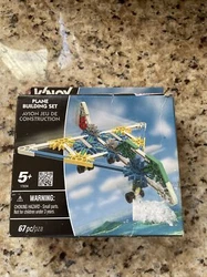 Knex Plane Building Set 67 Pc Fun Toy Kids Love 17034 Avion Jeu De Construction. Condition is 