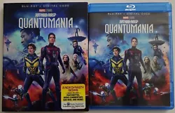 MARVEL ANT-MAN AND THE WASP: QUANTUMANIA BLU RAY WITH SLIPCOVER SLEEVE! DISC IS MINT! NEVER VIEWED! BLU RAY REGION A....