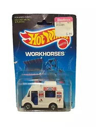 1988 Hot Wheels Workhorses GOOD HUMOR TRUCK White #5 - NIP Sealed 5904