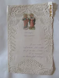 1 31 Décembre 1904, manuscrite. Décor 2 anges, 2 petits saints.