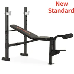 4 Bench Positions. Perform a variety of strength-building exercises with this versatile weight bench. Exercise Chart...