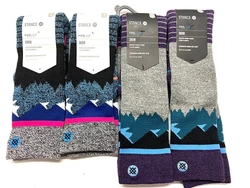 2 Pair of Stance Snow. Ridge Line Feel360 Socks. over the calf height. reacts to repel bacteria and odor. Color /...