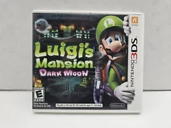 Luigis Mansion: Dark Moon (Nintendo 3DS, 2013) TESTED CIB. Includes the game, box, and manual.   Thanks for looking!...