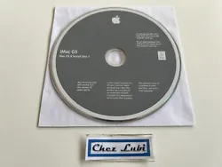 IMAC G5 OS X INSTALL DISC. CD 1 seul. Le CD n’a pas de rayure. Envoi soigné sous bulles en lettre suivie.