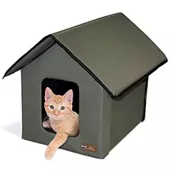 K&H products are made with high-quality materials for your pets comfort and your familys safety. The K&H Outdoor Cat...
