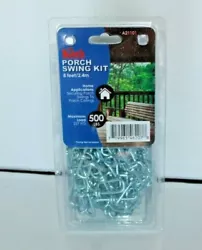 From the Manufacturer Porch swing kit that contains chain and hooks to be used in attaching porch swings into porch...