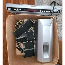 Panasonic Surround Speaker System Set - Includes 5 speakers, sub, and 6 DVD changer combo. All in very good condition...