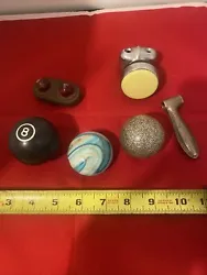 1950s Antique auto Steering knobs suicide Vintage Chevy Ford gm Hot rat Rod Lot of various shift knobs ect as pictured