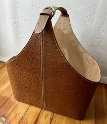 Leather Magazine Holder 16