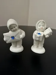 Set of Snowbabies in original boxes. Both feature a Swarovski Sapphire Crystal Birthstone (September). A Gift for...