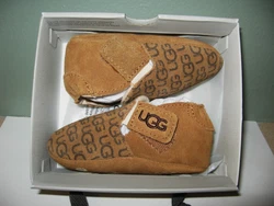 Bought and these great UGGs were new in original box. Box has open window with material handle. Shows pertinent...