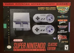 SNES Super Nintendo Classic Mini Super Entertainment System 21 Games NEW.
